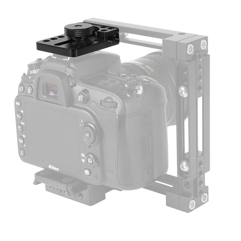 CAMVATE Quick Release Top Cheese Plate with Shoe Mount for DSLR Camera Cage - 2290 - Image 5